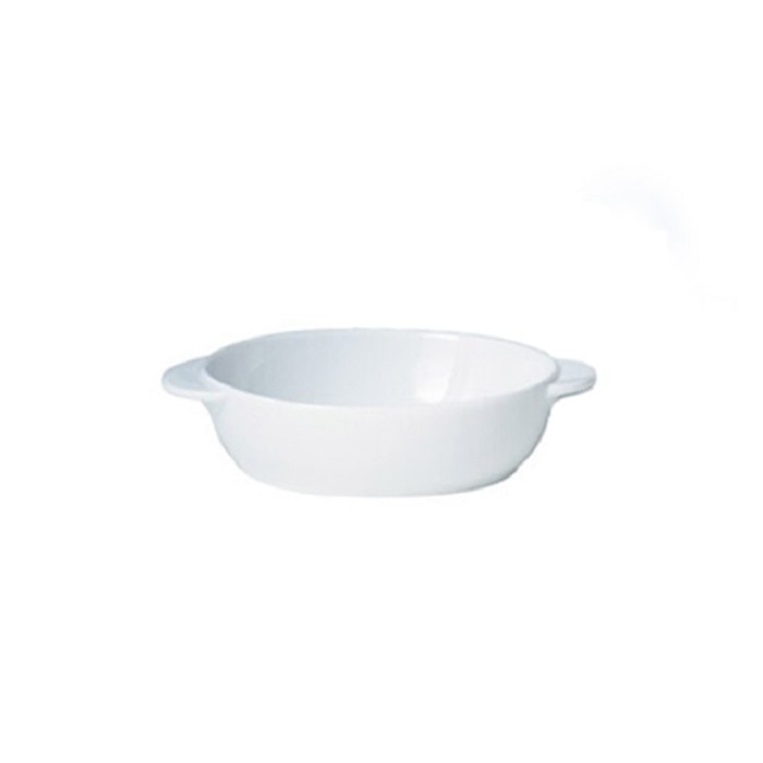 White By Denby Small Oval Dish