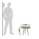 Aluminium Side Table 59 x 45cm | Gold