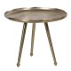 Aluminium Side Table 59 x 45cm | Gold