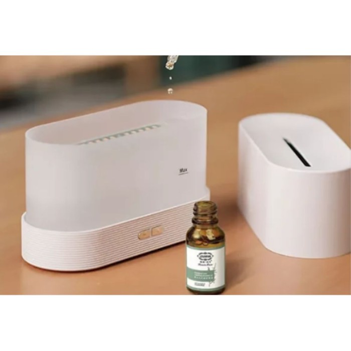 Flame Humidifier Aromatherapy Diffuser | White