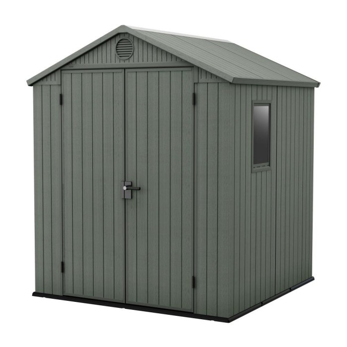 Keter Darwin Garden Shed | 6ft x 6ft | Green