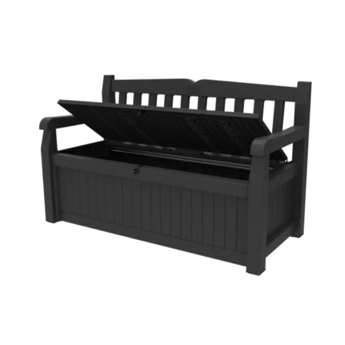 Eden 265L Garden Storage Bench | Grey