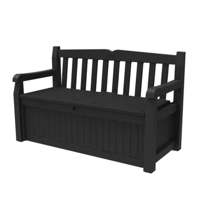 Eden 265L Garden Storage Bench | Grey