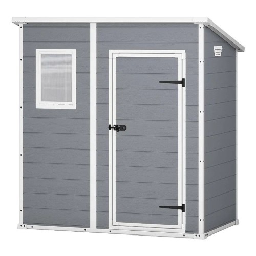 Keter Manor Pent Shed | 6ft x 4ft | Grey