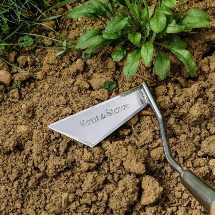 Stainless Steel Long Handled 3 Edge Hoe