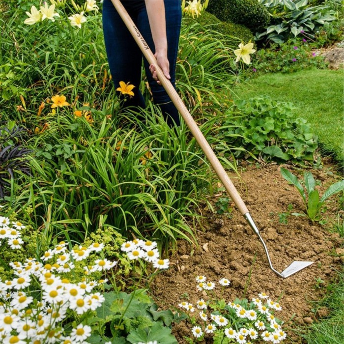 Stainless Steel Long Handled Draw Hoe