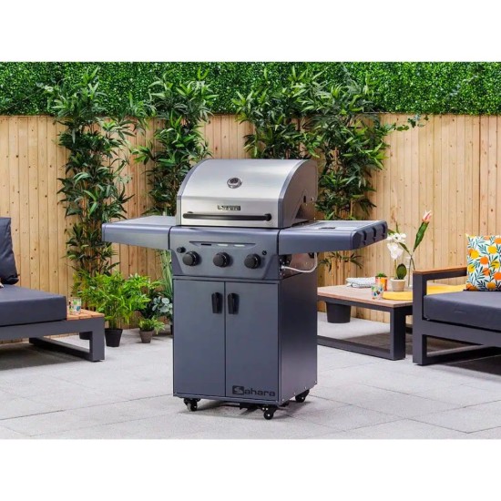 Sahara Performer 3 Burner Gas BBQ