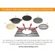 Sahara Performer 3 Burner Gas BBQ