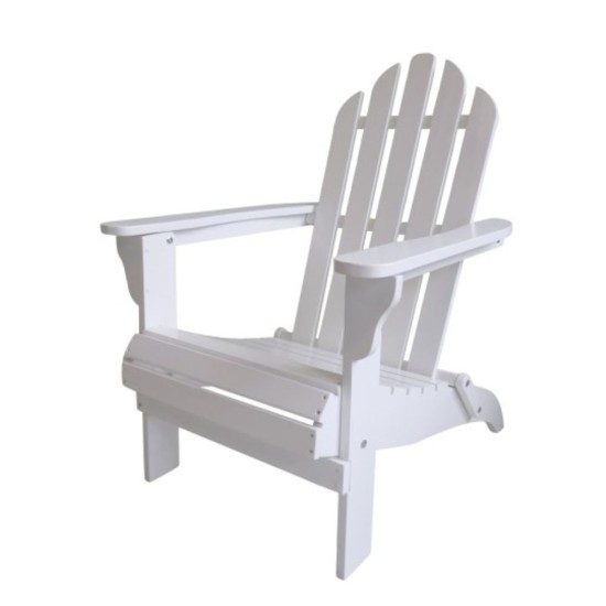 Adirondack Foldable Chair | White