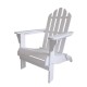 Adirondack Foldable Chair | White