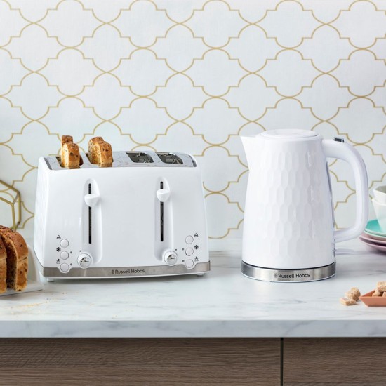Honeycomb Kettle | White
