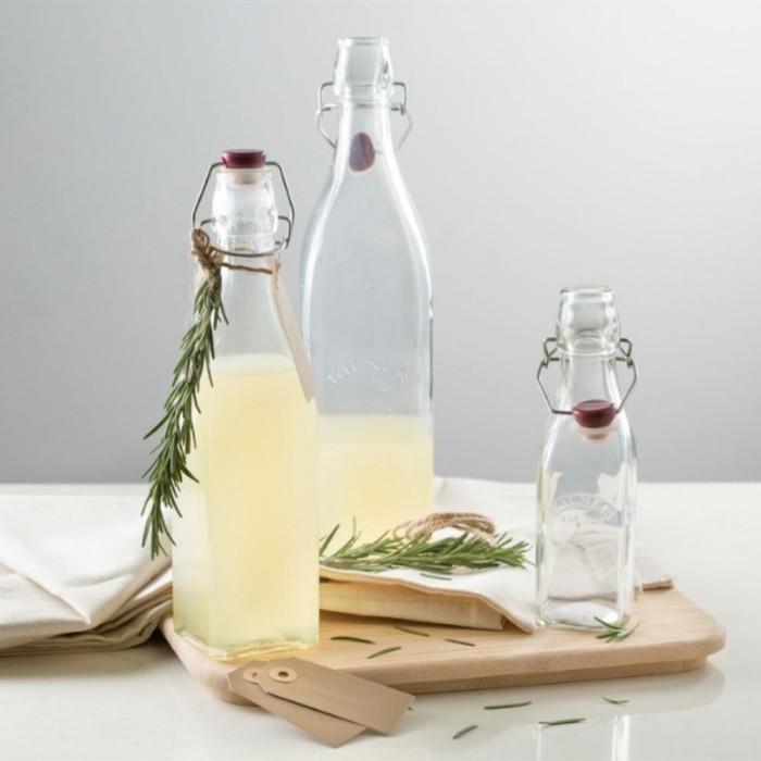 Kilner Clip Top Square Bottle 0.55L
