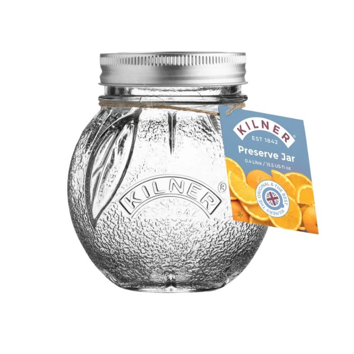 Kilner Orange Fruit Preserve Jar 0.4L