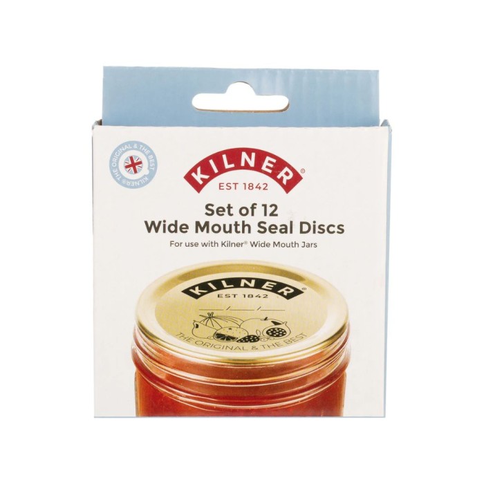 Kilner Set Of 12 Wide Mouth Seals