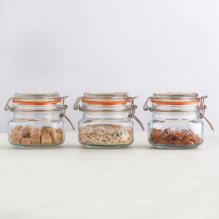 Kilner Clip Top Square Jar 0.5L