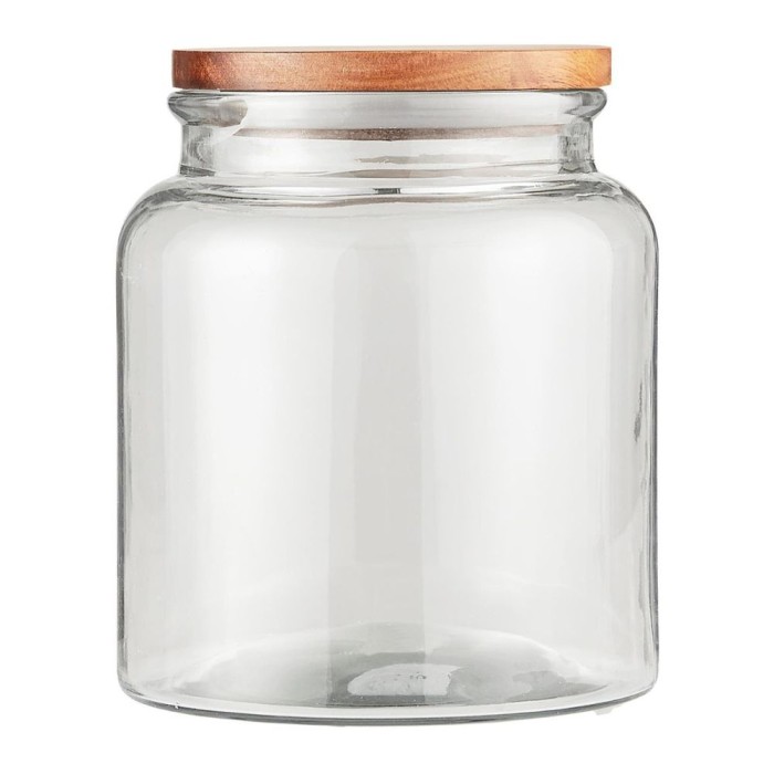 Storage Jar with Wooden Lid 2.35L