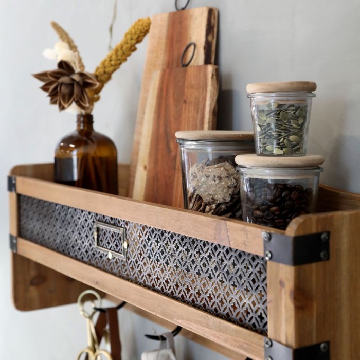 Vallet Storage Jar with Wooden Lid 290ml