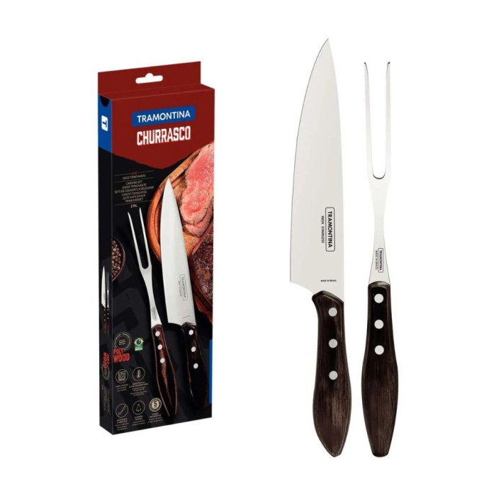 2-Piece Carving Set (Meat Knife 20.5 cm + Fork)