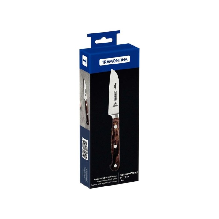 3″ Fully Forged Paring Knife with Wooden Handle