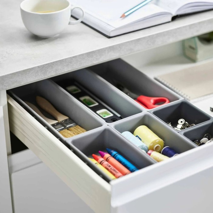 Blox™ 7-piece Grey Drawer Organiser Set