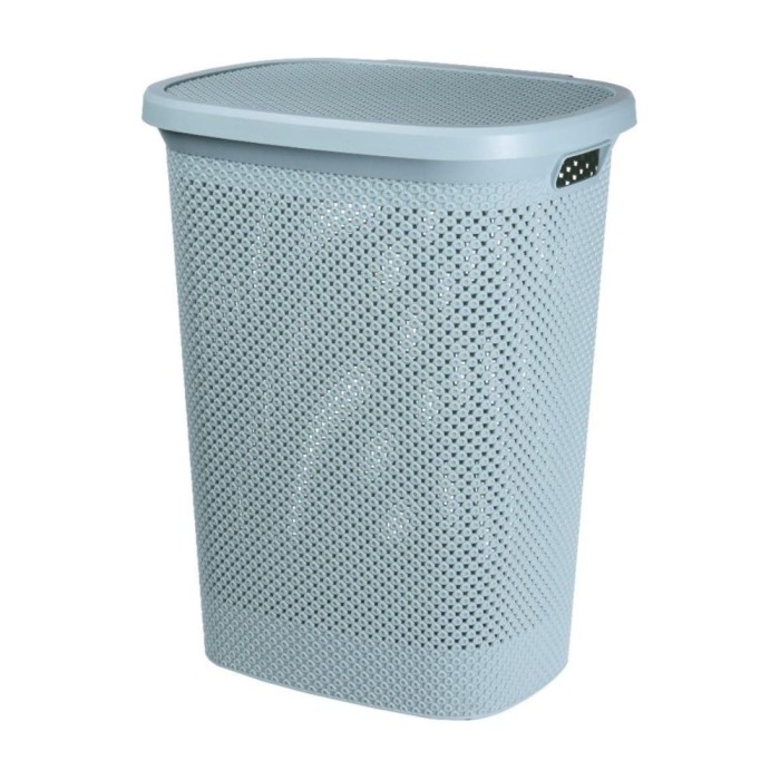 Koopman 60L Laundry Basket with Lid - 4 Assorted