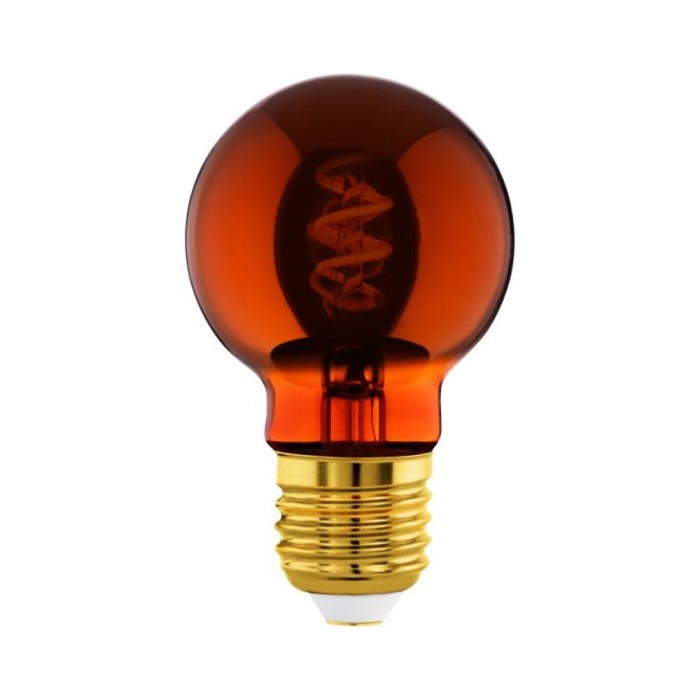 Bulb E27 LED G60 4W Copper 2000K