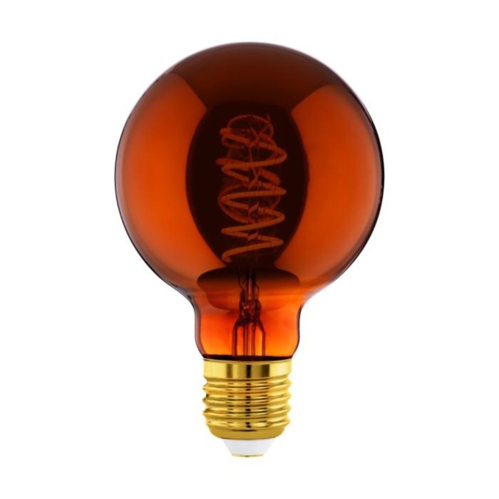 Bulb E27 LED G95 4W Copper 2000K | Dimmable