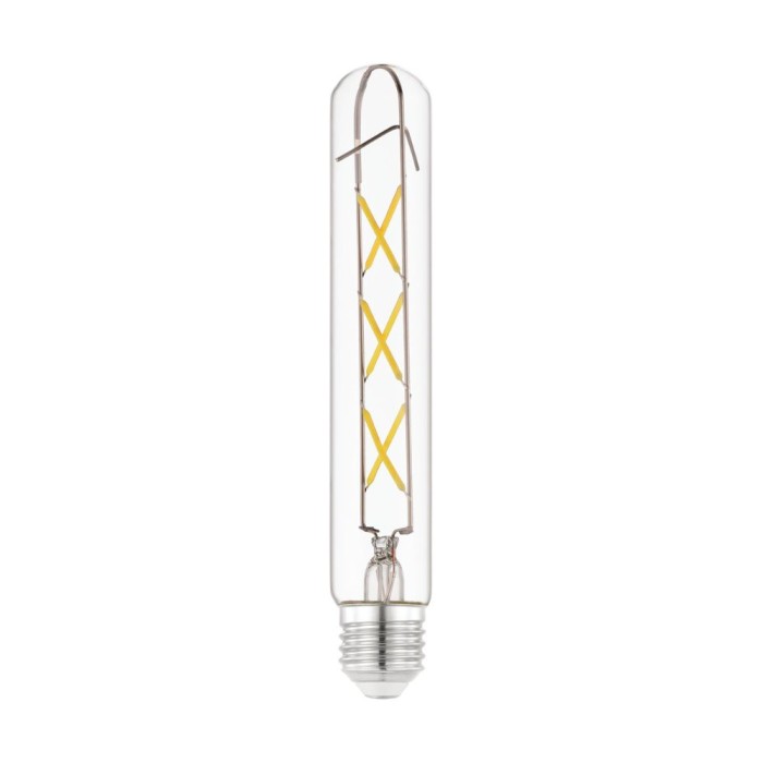 Bulb E27 LED T30 ZigZag Clear 2700K