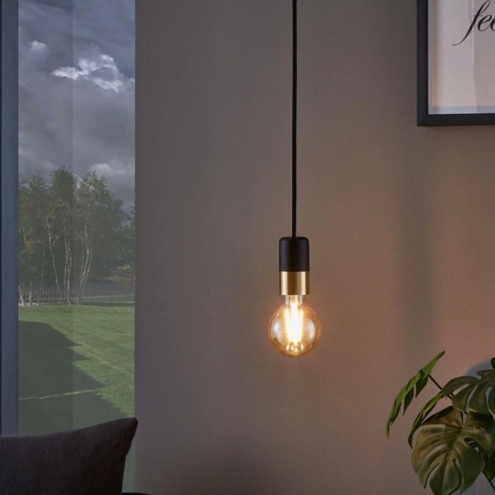 Calari Pendant Light Black/Brass