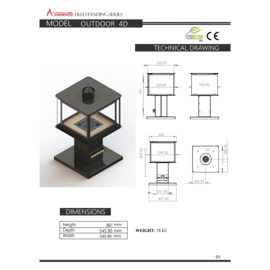 Scenic 4 Outdoor Stove