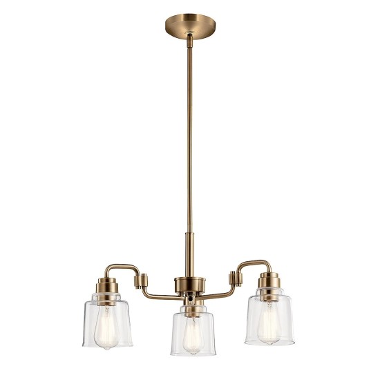 Aivian Multi Arm Pendant Ceiling Light Weathered Brass