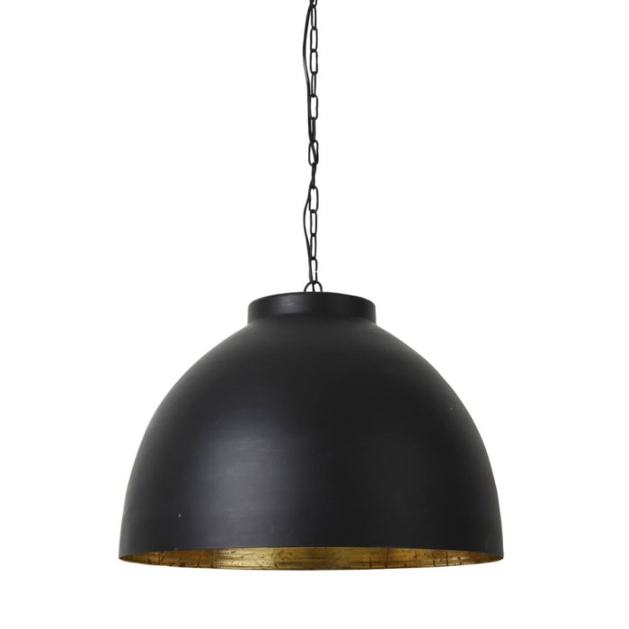 Kylie XL Hanging Lamp | Black & Gold