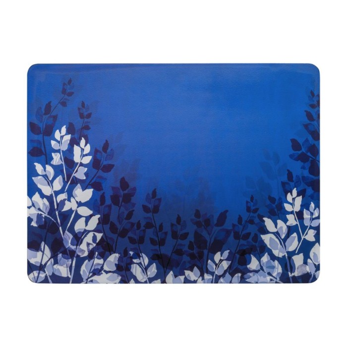 Colours Blue Foliage Placemats Set Of 6