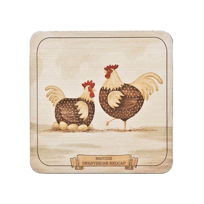 Derbyshire Redcap Coasters Set of 6