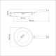 3-Ply Stainless Steel Frying Pan 20cm (1.2l)
