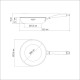 3-Ply Stainless Steel Frying Pan 30cm (3.4l)