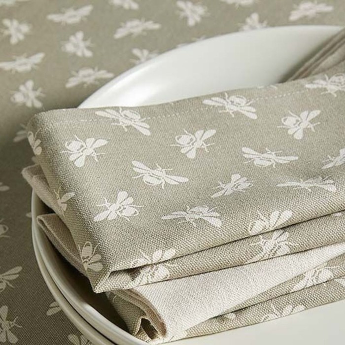 Bee Napkin Natural | Set of 4