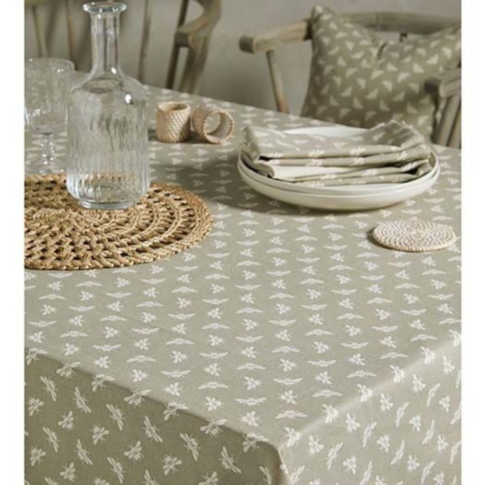 Bee Tablecloth Natural | 130 x 230cm