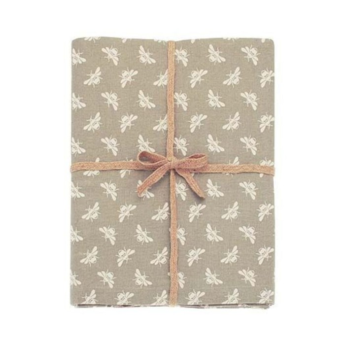 Bee Tablecloth Natural | 130 x 230cm
