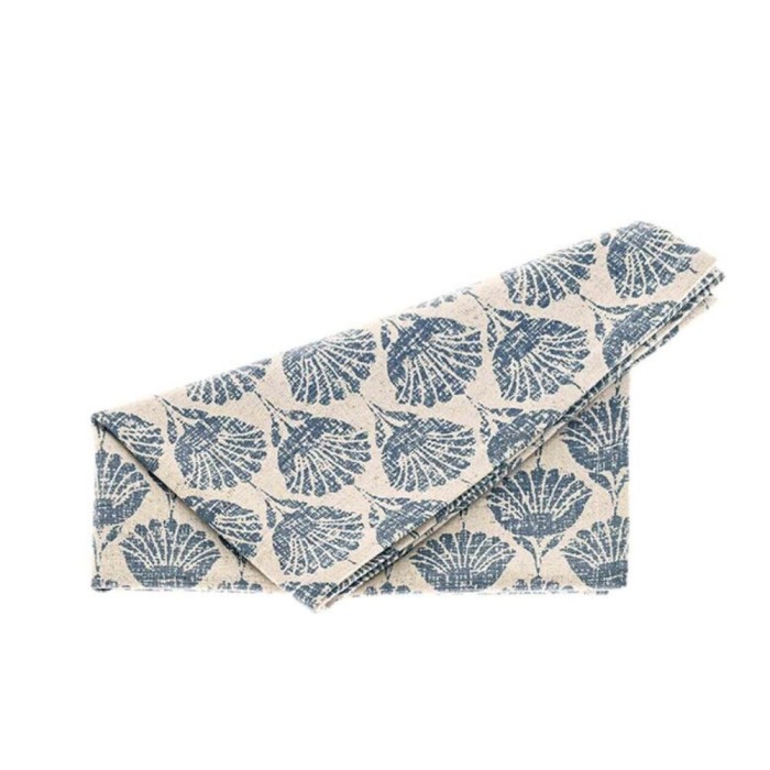 Carnation Napkin Slate Blue | Set of 4