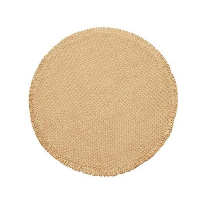 Circular Jute Placemat Natural