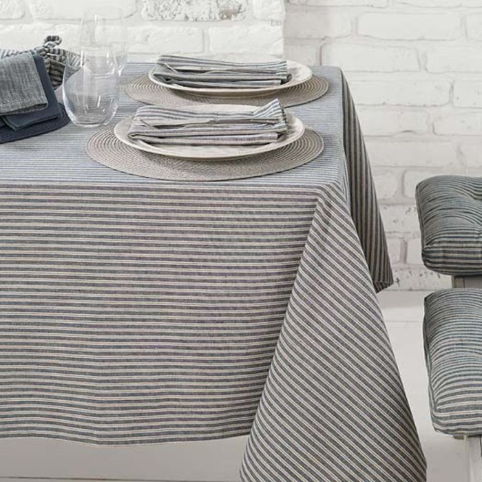 Hampton Stripe Tablecloth