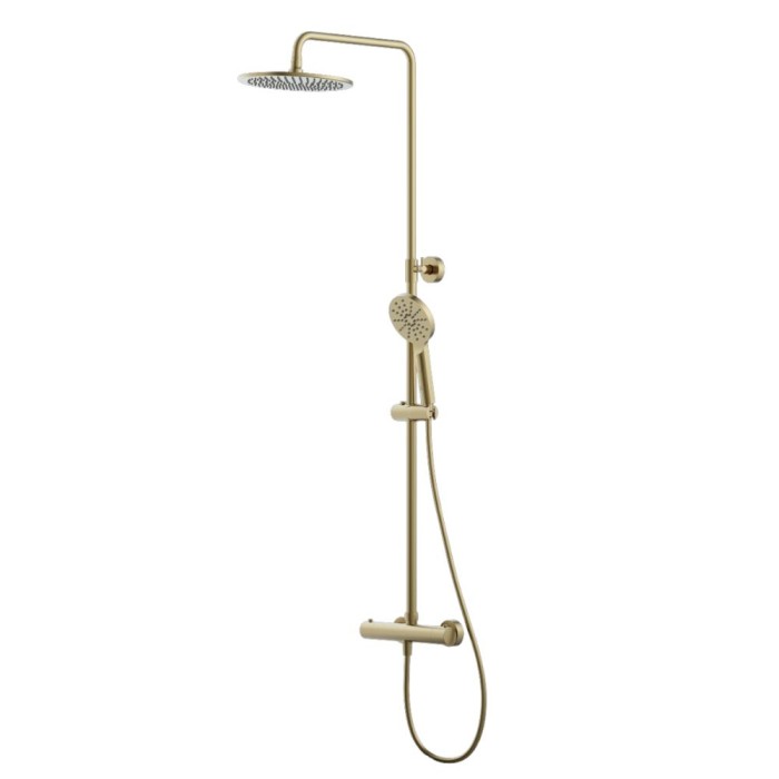 Design Collection Drench Shower - Brushed Brass