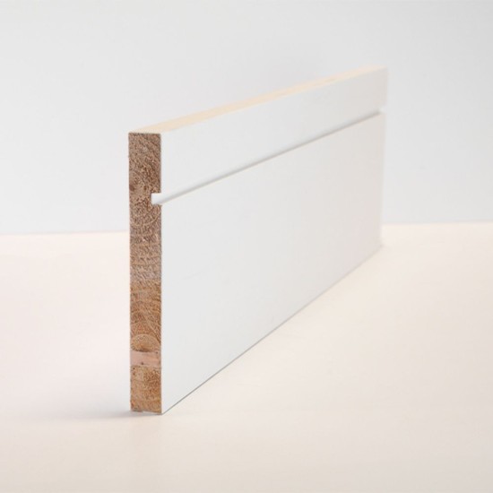 144mm Optima Deluxe Primed Shaker Skirting | 4.2m