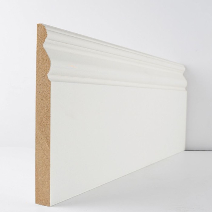 180mm White Primed Victorian Skirting | 4.2m
