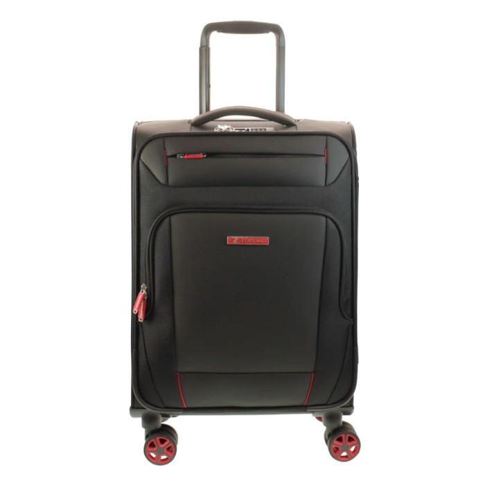 Portland Kyoto Suitcase 50cm - Black/Red
