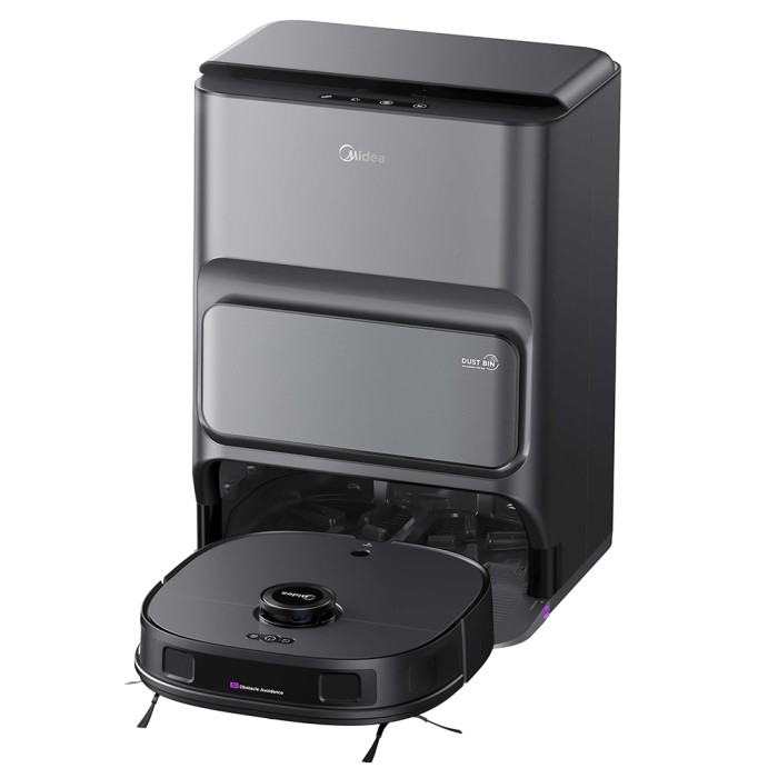 Midea V12 Robot Vacuum Cleaner & Auto-Clean Mop – Black