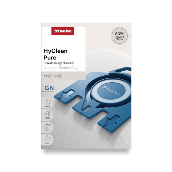 Miele HyClean Pure GN Vacuum Cleaner Bags | Pack of 4