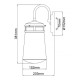 Lyndon 1 Light Medium Wall Lantern - Architectural Bronze