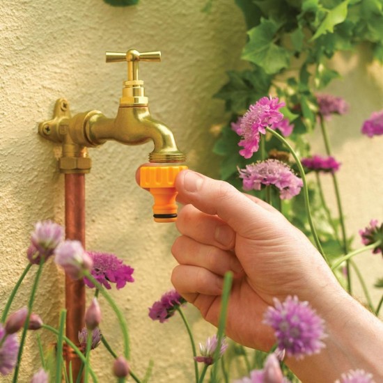 Outdoor Tap Connector | 1/2" & 3/4"